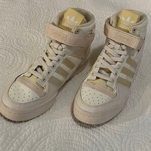 Adidas Forum Mid Parley High-Top Shoes/Cream